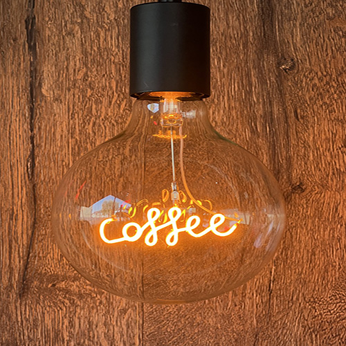 Coffee LED Bulb Home Bar Pub  